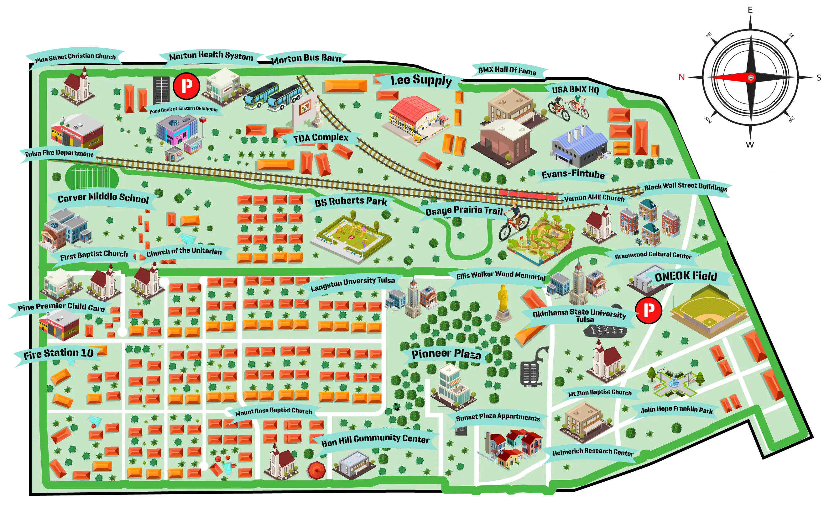 GreenwoodGo Map